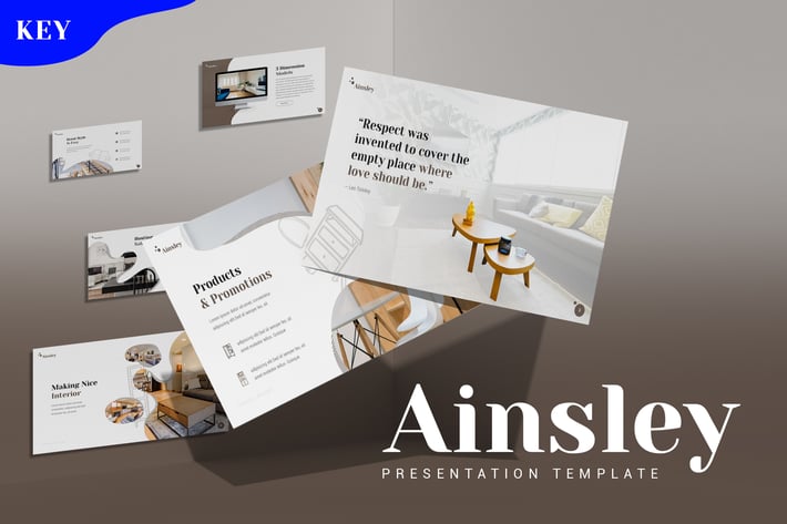 Ainsley - Furniture Keynote Template