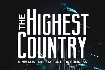 Highest Country Elegant Font