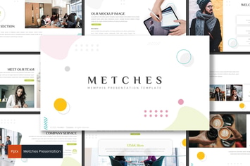 Metches - Memphis Powerpoint Template