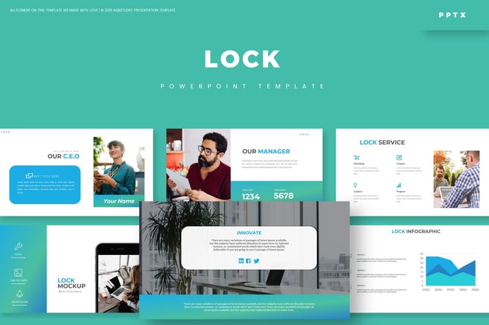 Lock - Powerpoint Template