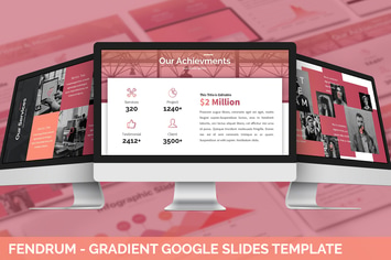 Fendrum - Gradient Google Slides Template