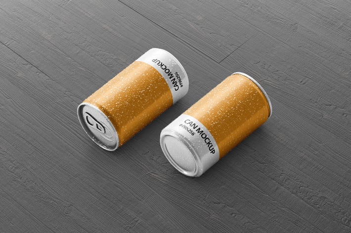 Small Drink Can Mock-Up