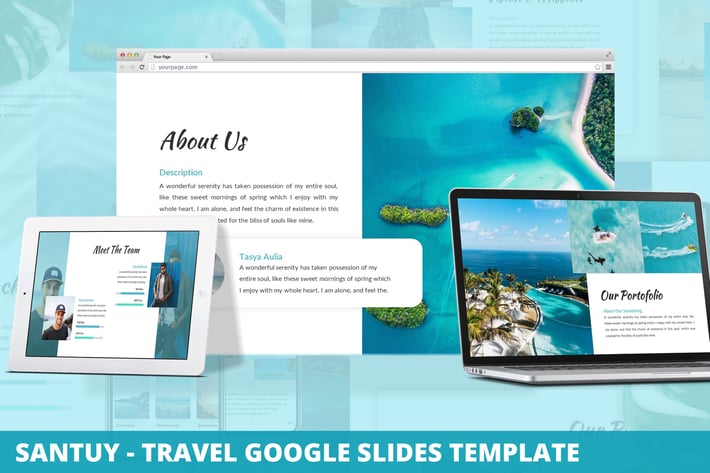 Santuy - Travel Google Slides Template