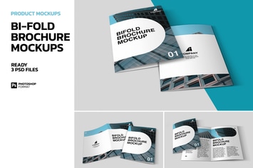 Bi-fold Brochure Vol.2 - Product Mockup