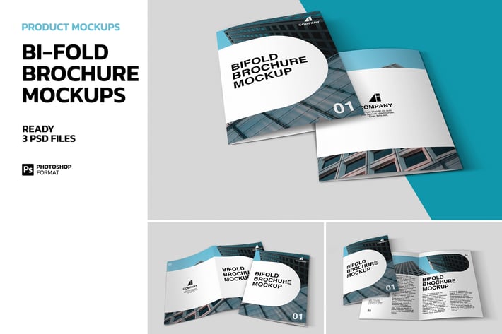 Bi-fold Brochure Vol.2 - Product Mockup