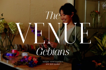 The VENUE Gebians Serif Typeface