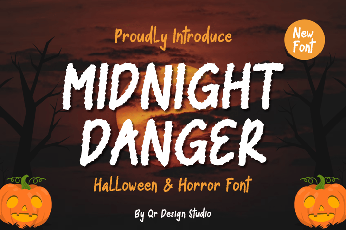 Midnight Danger - Halloween Font