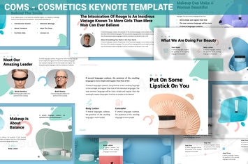 Cosm - Cosmetics Keynote Template