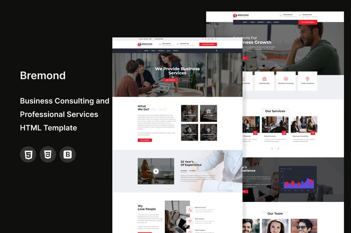 Bremond -Consulting and Professional HTML Template