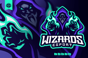 Wizard Mascot Logo Template