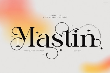Mastin Elegant Serif Font Typeface