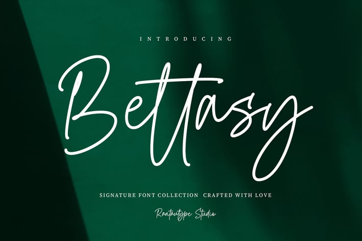 Bettasy Signature Font