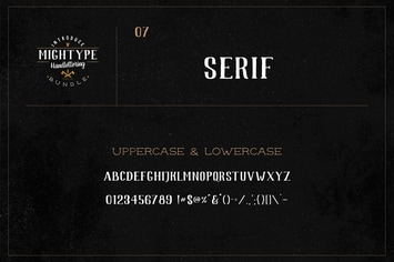 Mightype 07 - Serif
