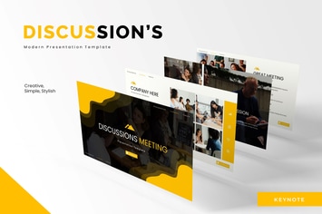 Discussions Meeting - Keynote Template