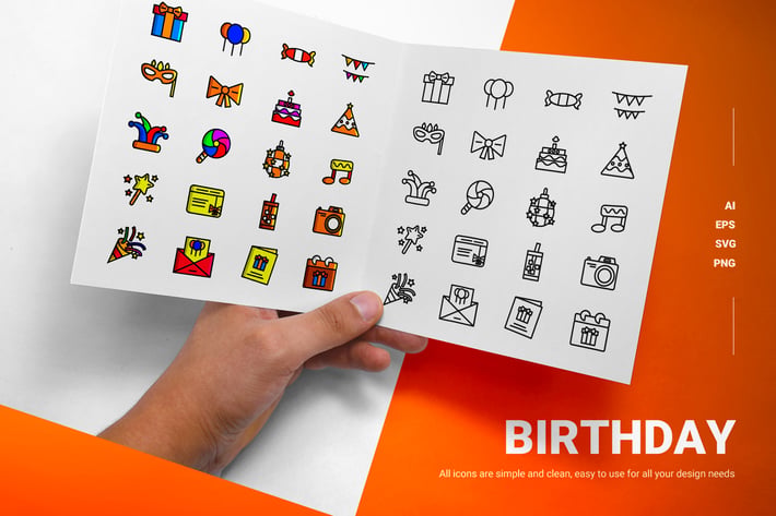 Birthday - Icons
