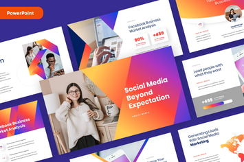 SOCIO - Social Media Marketing Powerpoint Template