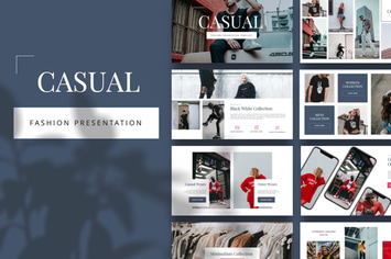 Casual - Fashion Powerpoint Template