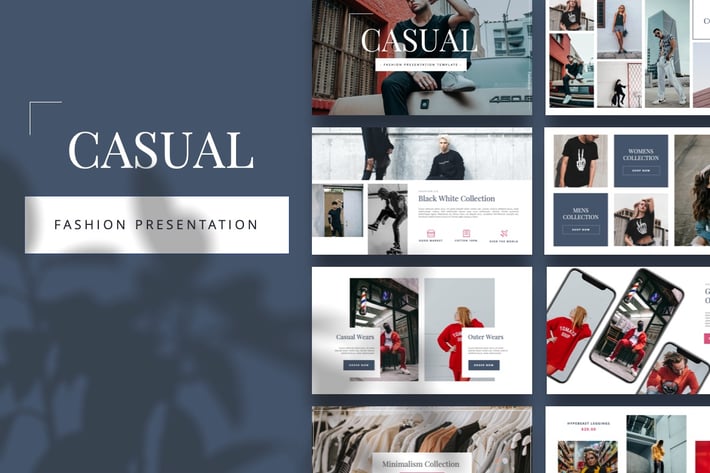 Casual - Fashion Powerpoint Template