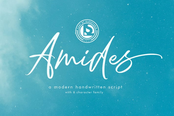 AMIDES - Handwritten Script 