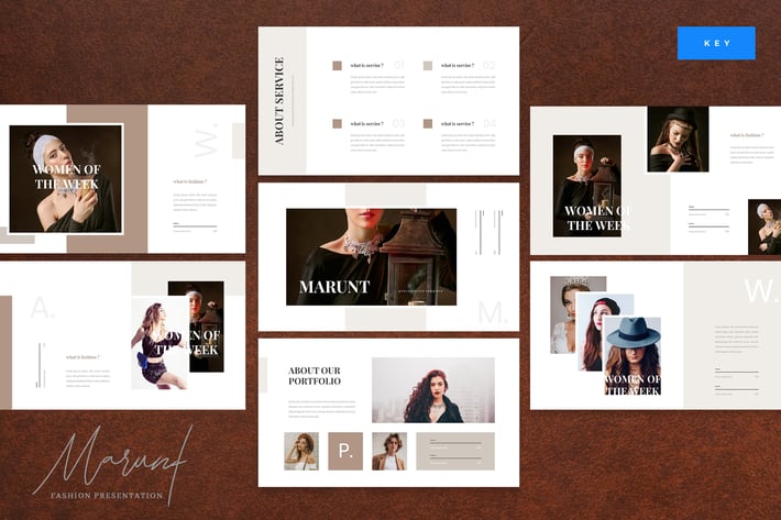 Marunt - Luxury Fashion Keynote Template