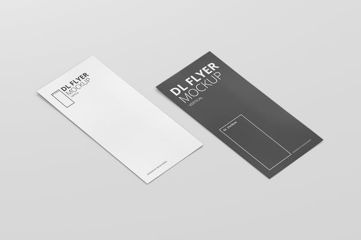 DL Vertical Flyer Mockup