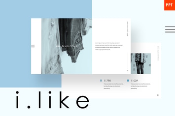 ilike - Minimalist Powerpoint Template