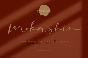 Mokashin Fancy Script Font