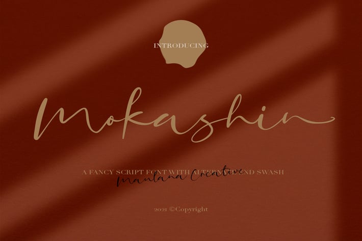 Mokashin Fancy Script Font