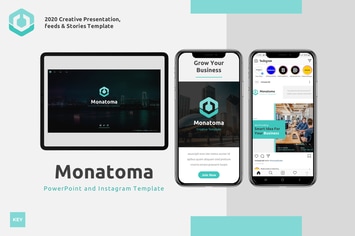 Monatoma - Keynote & Instagram Template