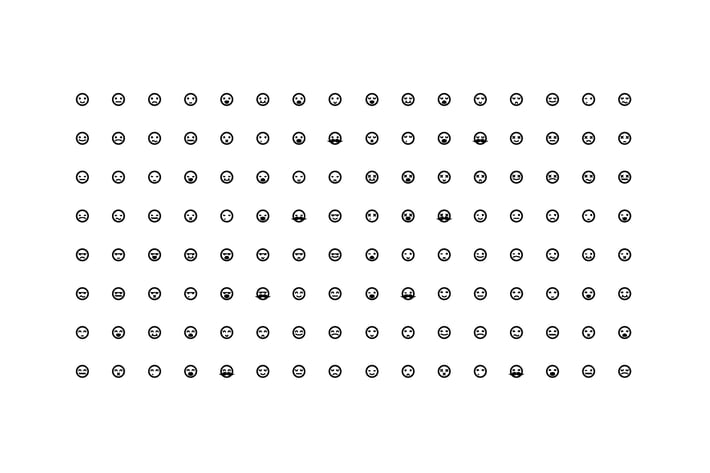Mini Emoticons Illustration