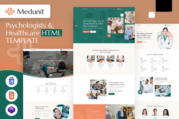 Medunit | Psychologists & Health Care HTML Templat