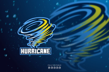 Tornado Hurricane Logo Template