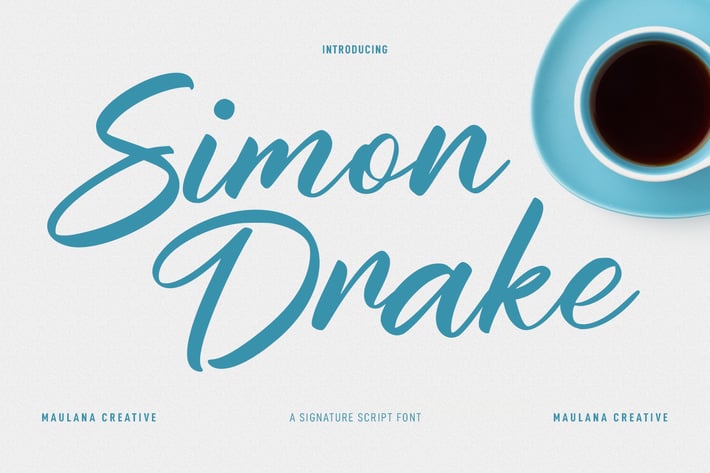Simon Drake Script Font