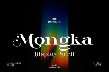 Mongka Display Font