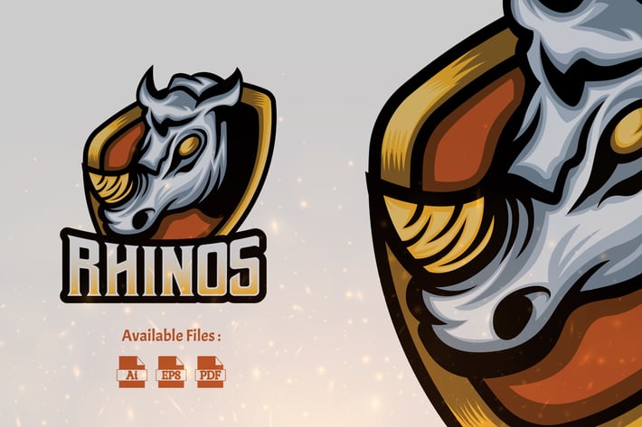 Rhino Sport and Esport Logo Template