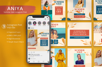 Aniya - Summer Sale Instagram Post