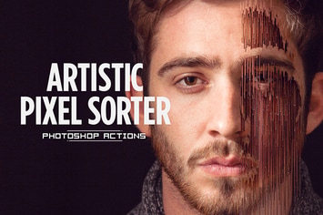 Artistic Pixel Sorter - Photoshop Actions