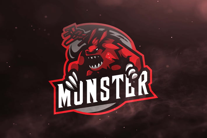Monster Sport and Esports Logos