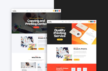 Printify - Printing & Copy Center HTML Template