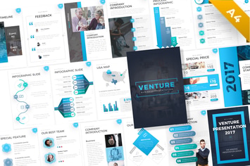 Venture - Portrait Business PowerPoint Template