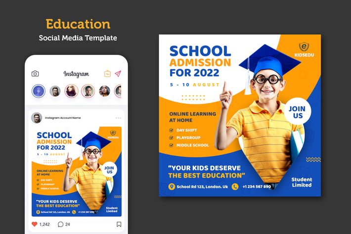 School Admission Banner