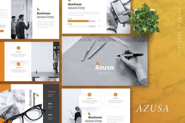 AZUSA - Business Keynote Template
