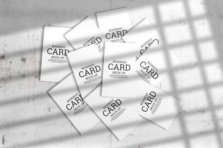 Modern business card mockup design m1