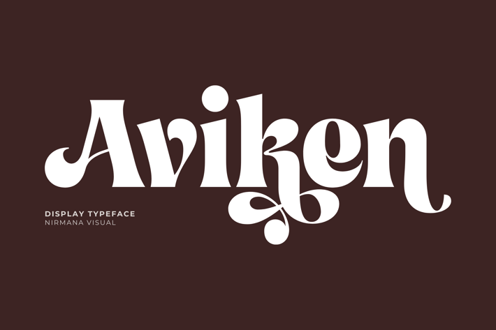 Aviken Retro - Vintage Logo Font