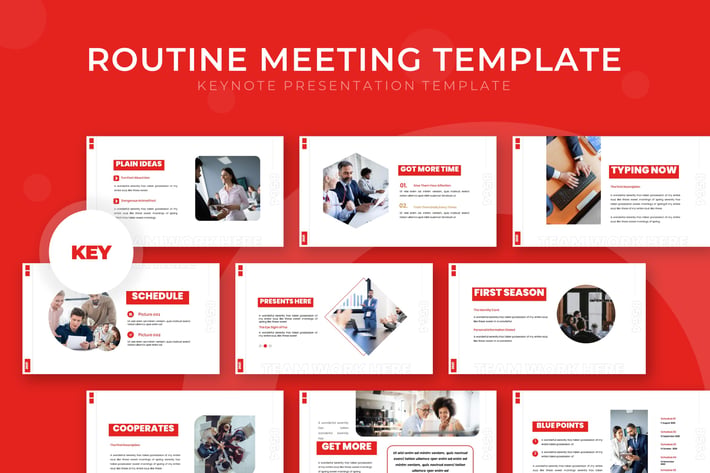 Routine Meeting - Keynote Template