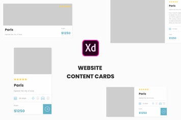 Website Content Cards