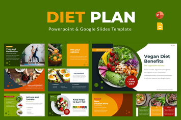 Diet Plan Powerpoint & Google Slides Template