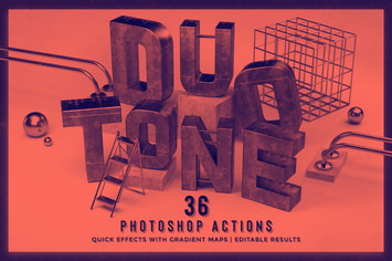 Duotone Photoshop Actions