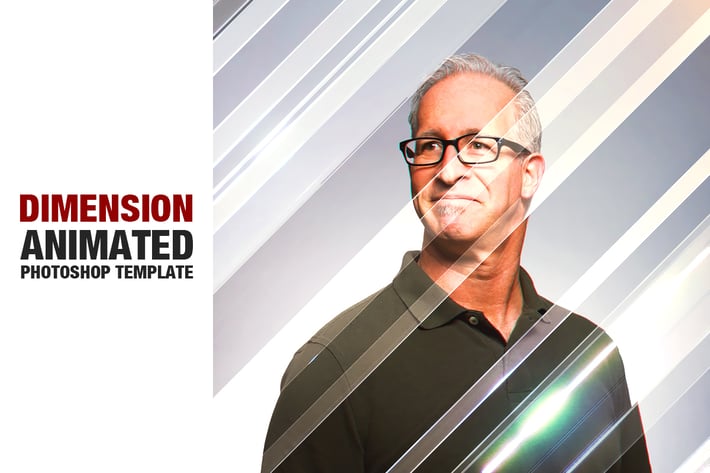 Dimension Animated Photoshop Template