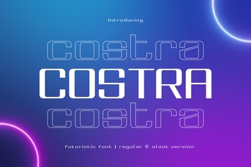 Costra – Y2k Futuristic Font